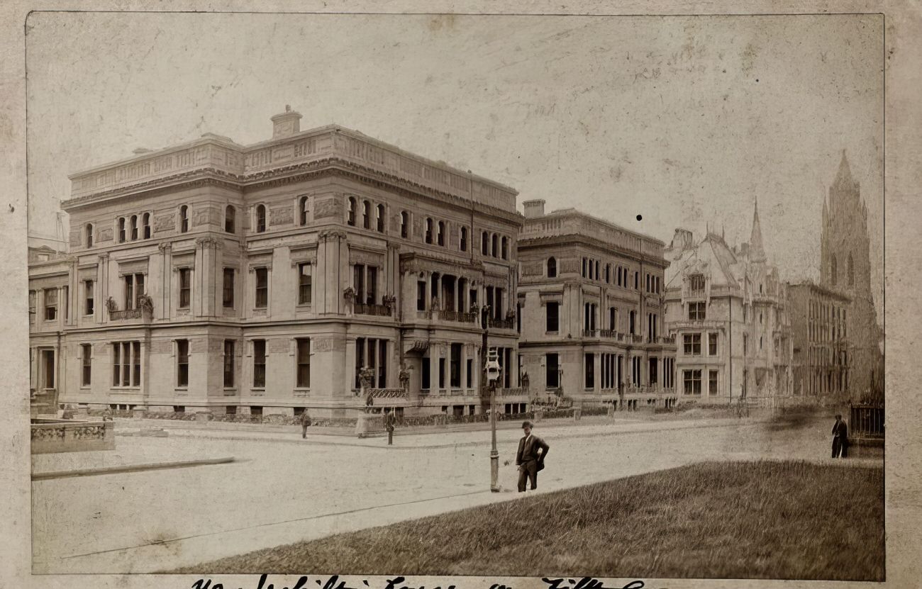 The Vanderbilt House on Fifth Avenue, circa 1891.