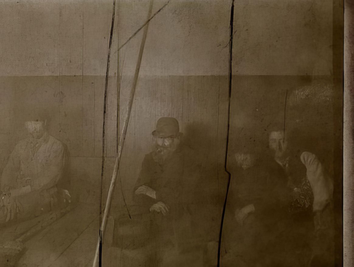 Police Station Lodgers, Oak Street Station, circa 1891.