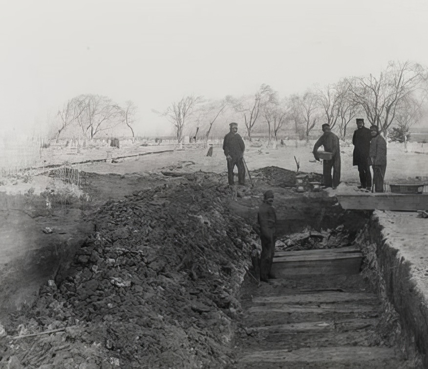 The Potter's Field, circa 1891.