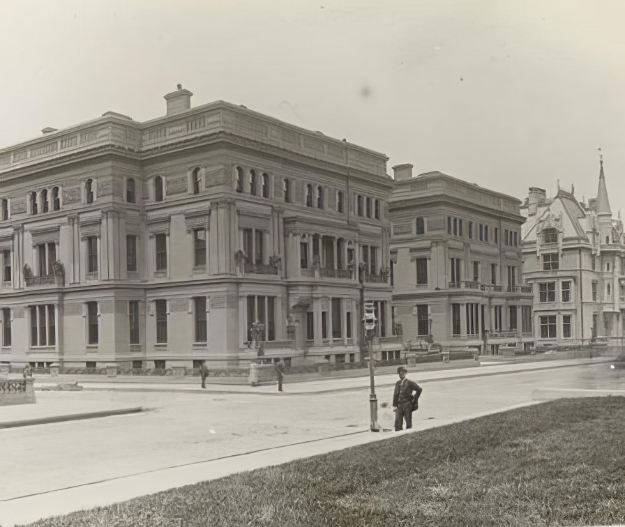 The Vanderbilt House on Fifth Avenue, circa 1891.