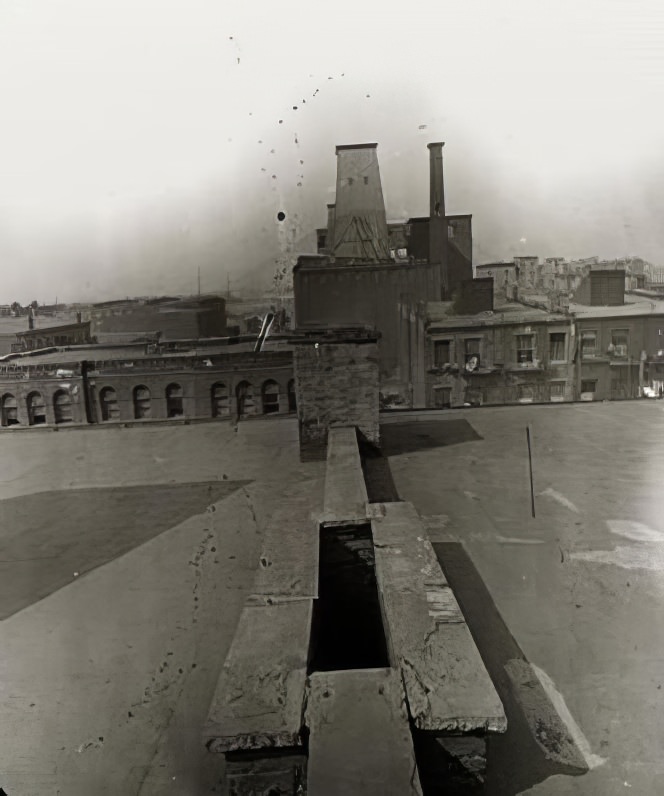 Rooftops, circa 1895.