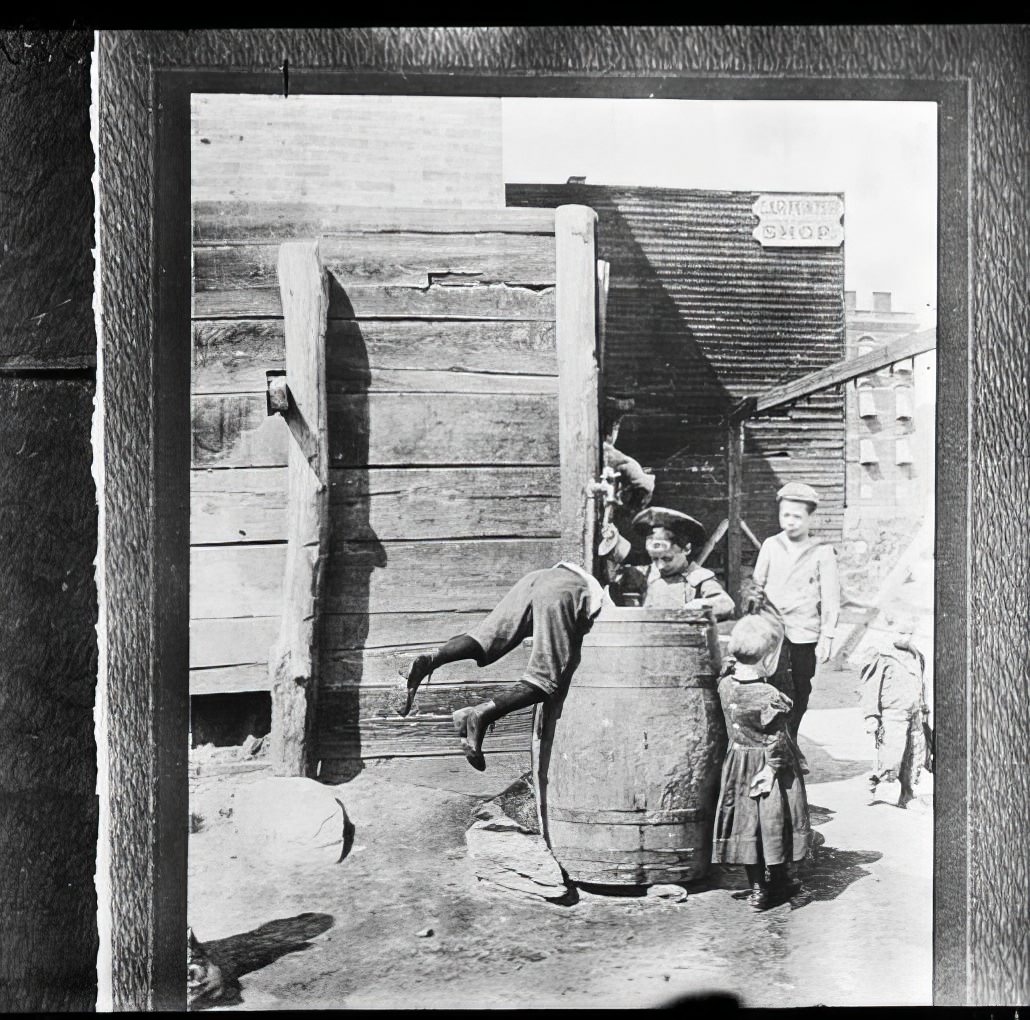 Children's Playground, circa 1895.