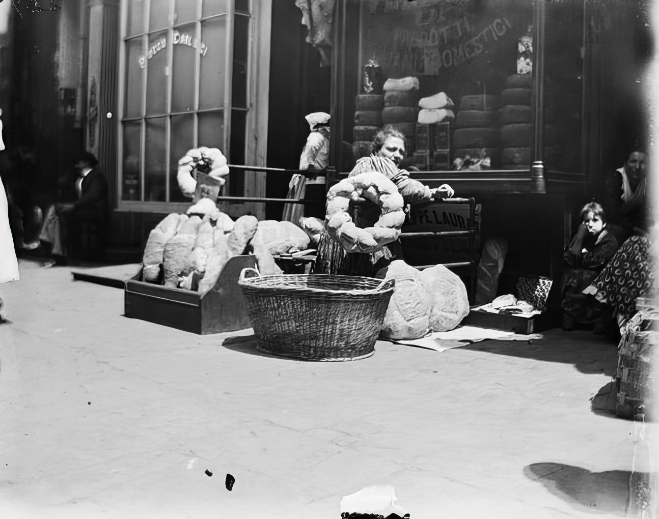 Stale Bread Vendor, Mulberry Bend, 1895.