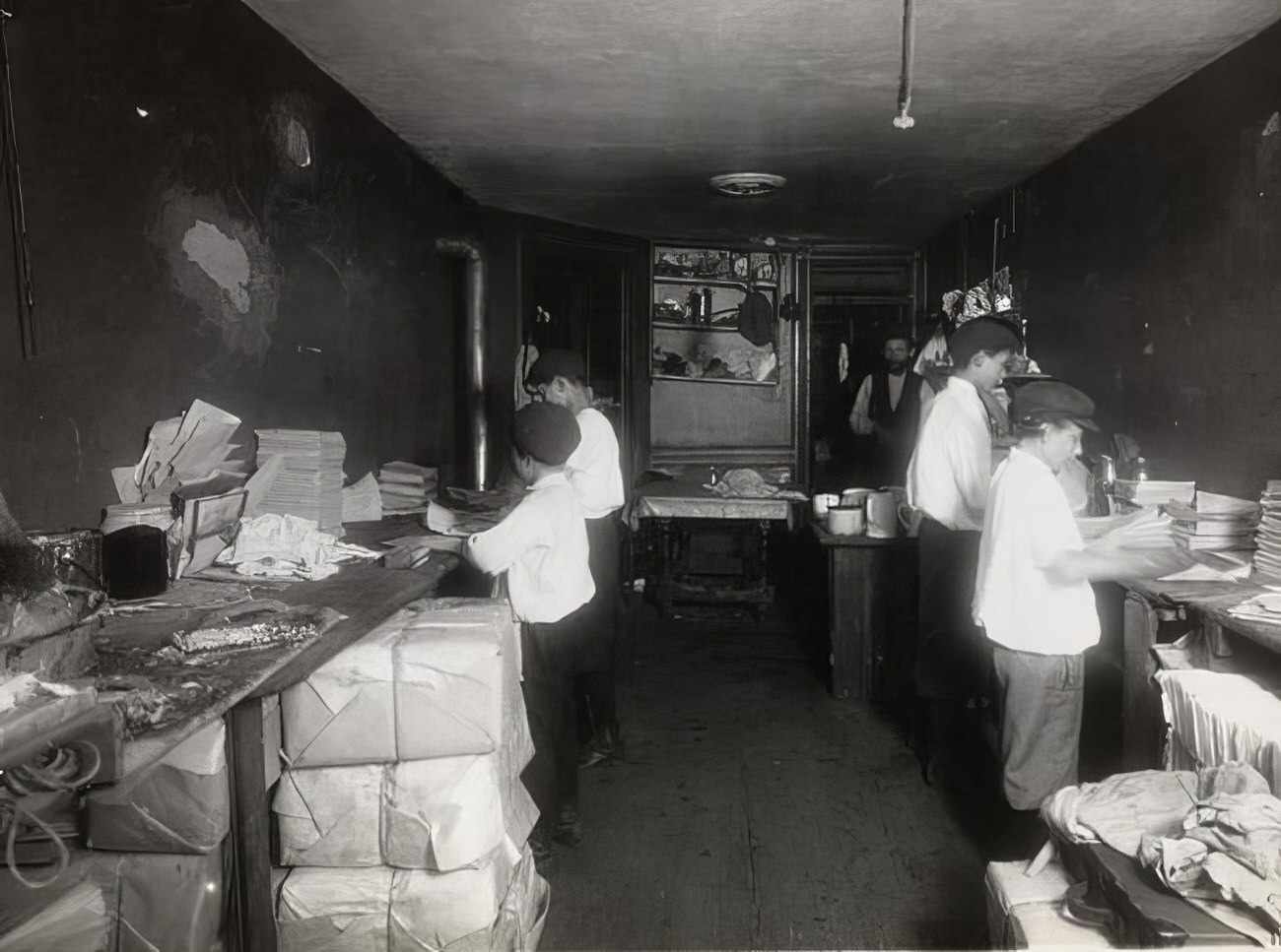 Paper bags, 1900s.