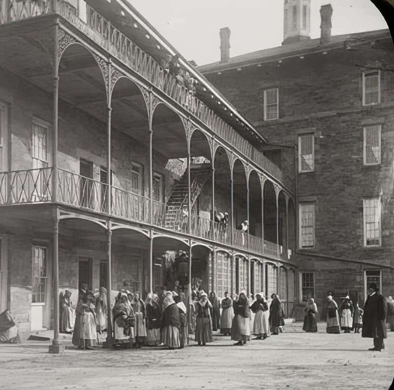 Blackwell's Island Female Almshouse, circa 1891.