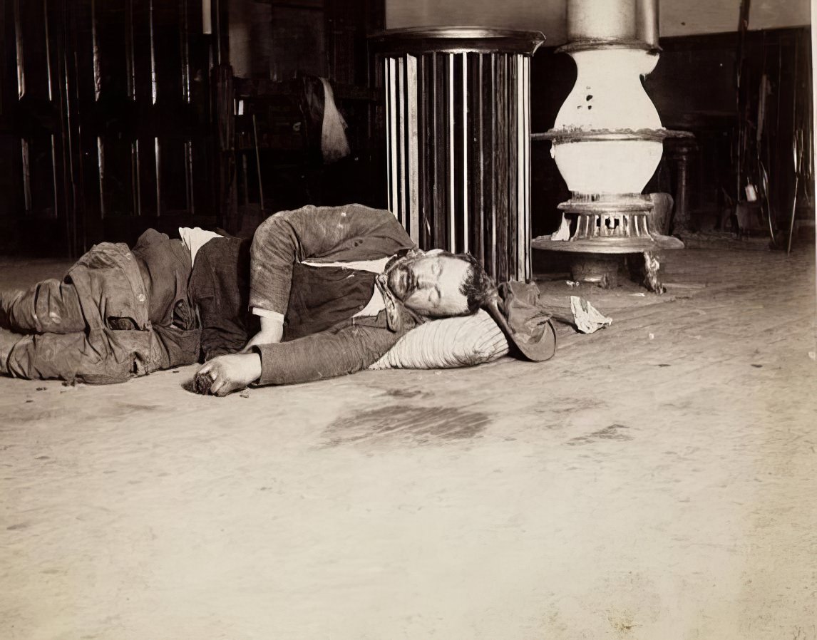 Police station lodger, 1895.