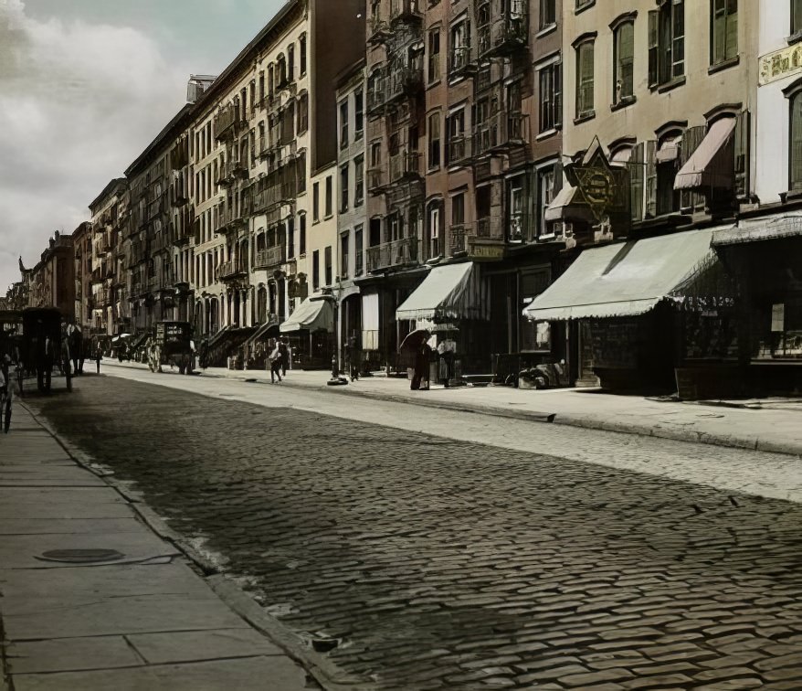 A street after Colonel Waring's cleaning, 1895.