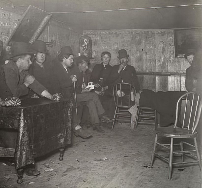 A cellar dive, 1890s.