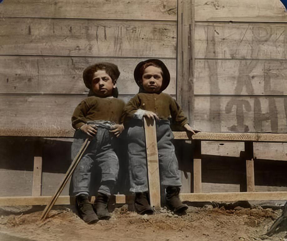 The Mott Street boys, 1890s.