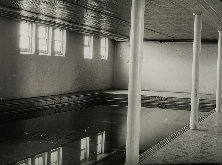 An indoor pool, 1900.