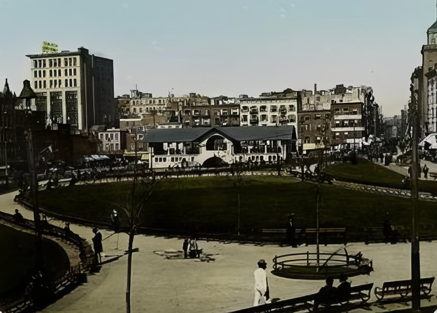 Mulberry Bend Park, 1900.