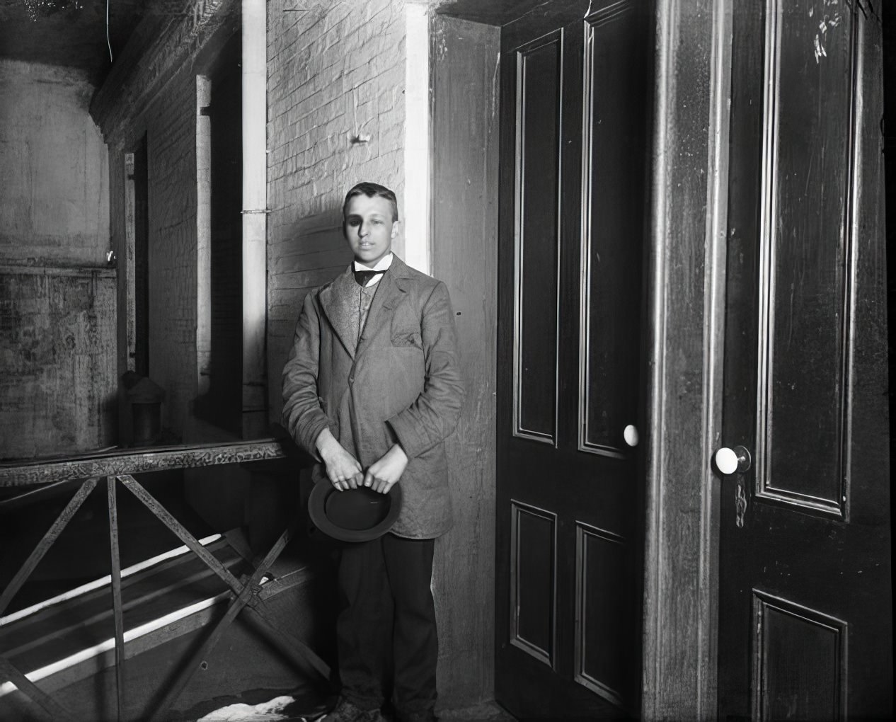 Police Station Lodging Room 3, Leonard Street Station, 1891.