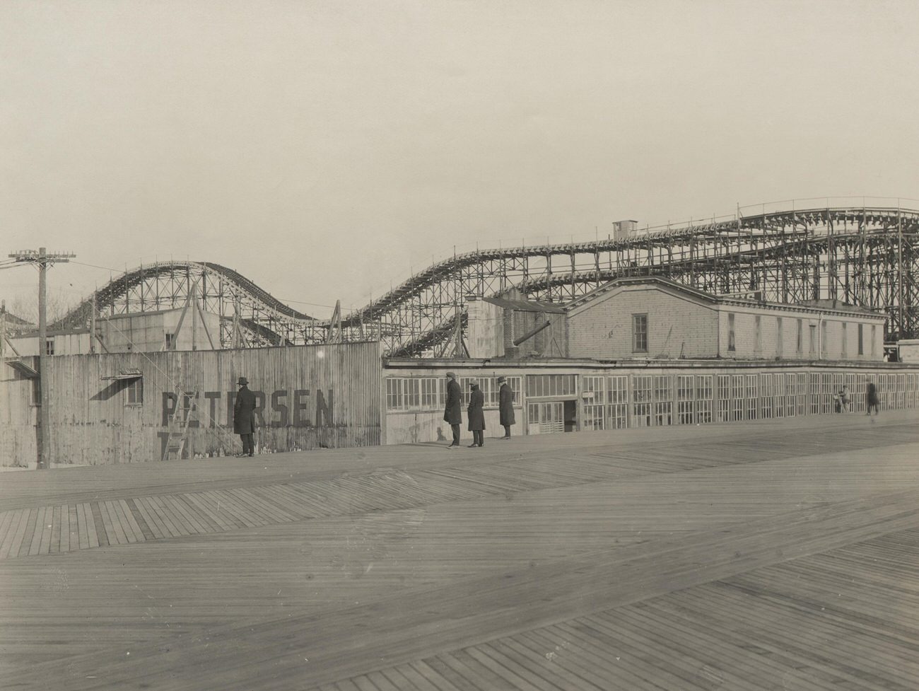 Looking Northeast From Boardwalk, West 11th Street, Showing Present Character of Buildings, 1922