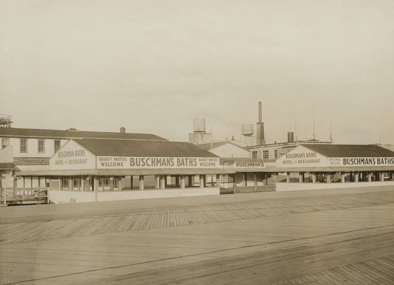 Looking Northeast From Boardwalk, Near West 15th Street, Showing Present Character of Buildings, 1922