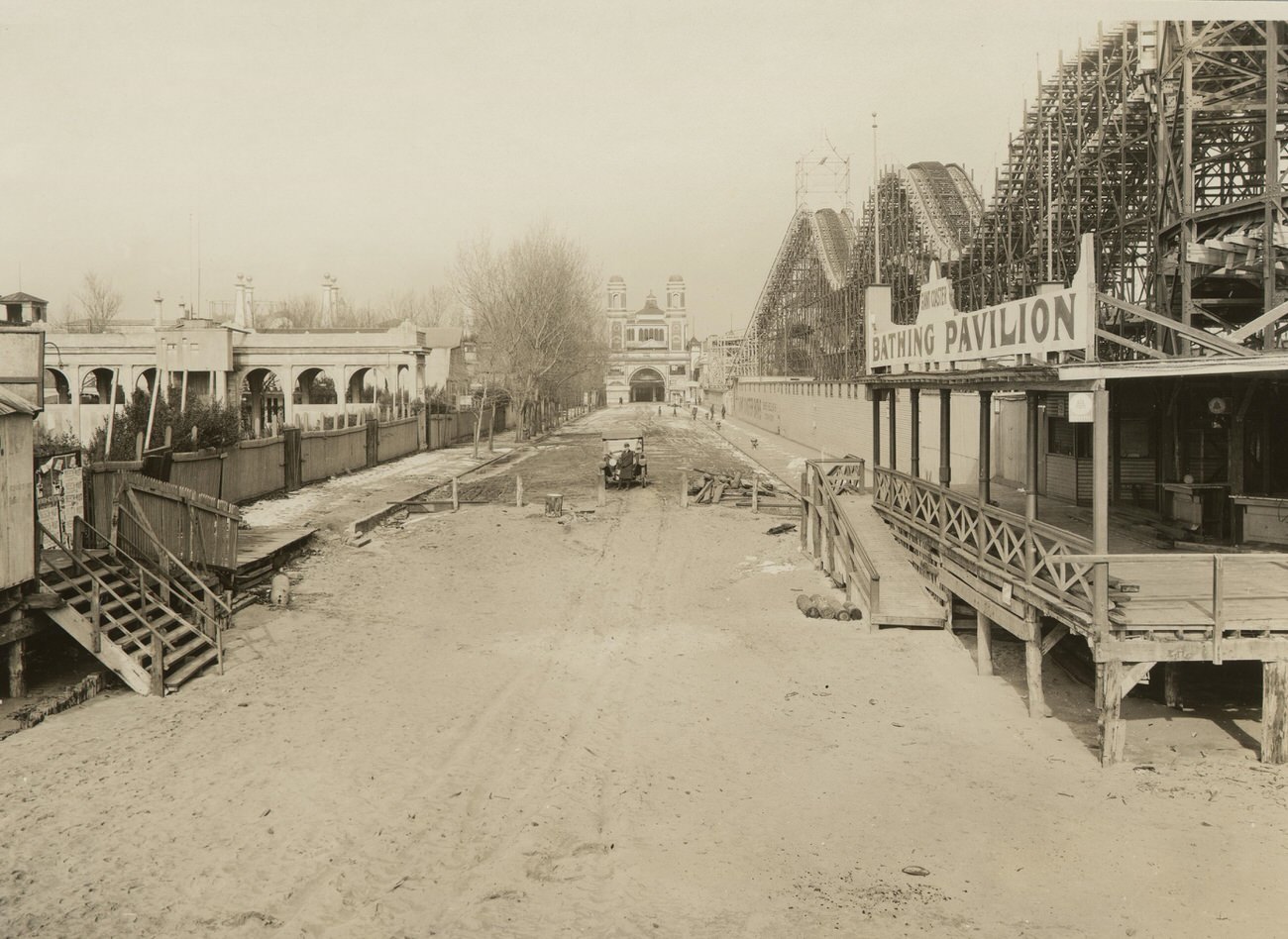 West 10th Street, Looking From the Boardwalk to Surf Avenue, 1922