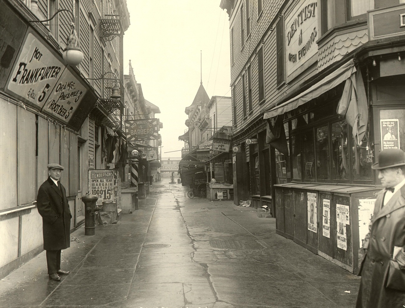 Oceanic Walk Looking From Surf Avenue to Boardwalk, 1922