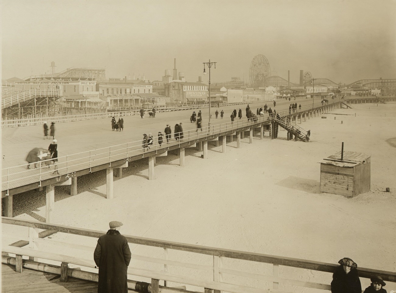 General View Looking East From Steeplechase Pier, 1923