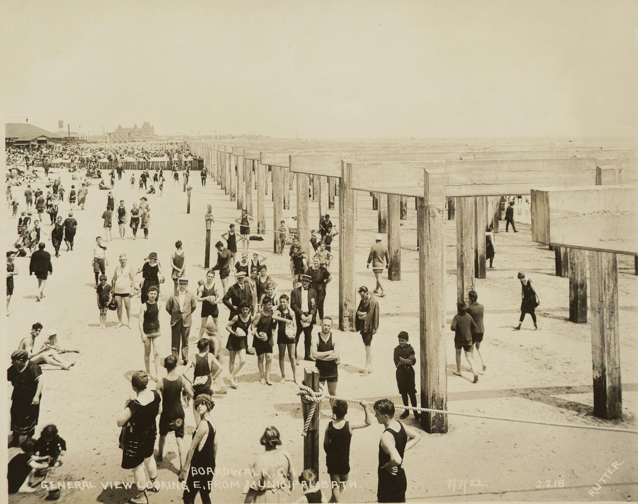 General View Looking East From Municipal Bath, 1922