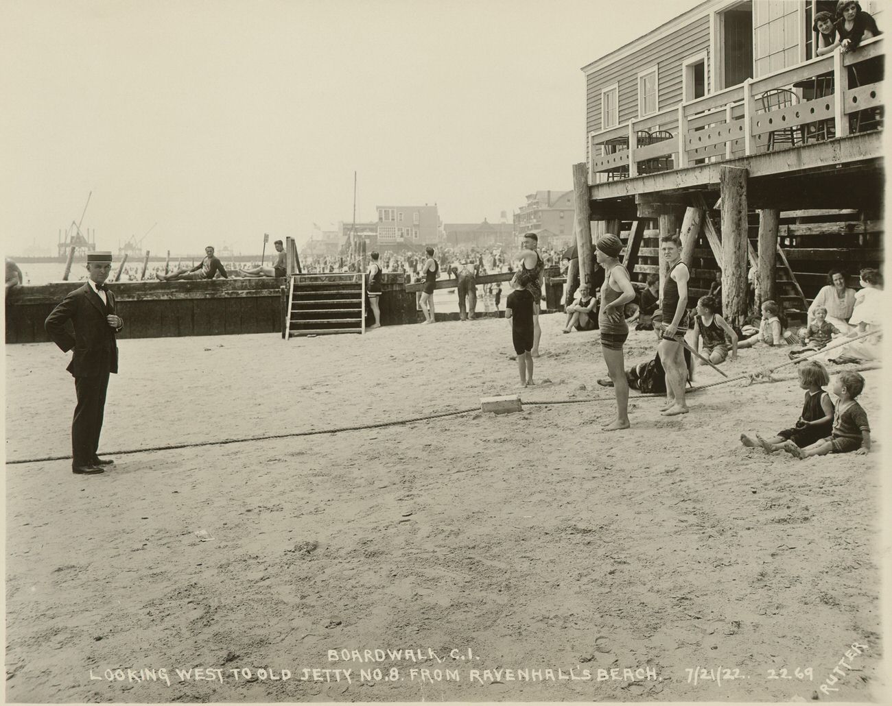 General View Looking West From Silvers Bath, 1922