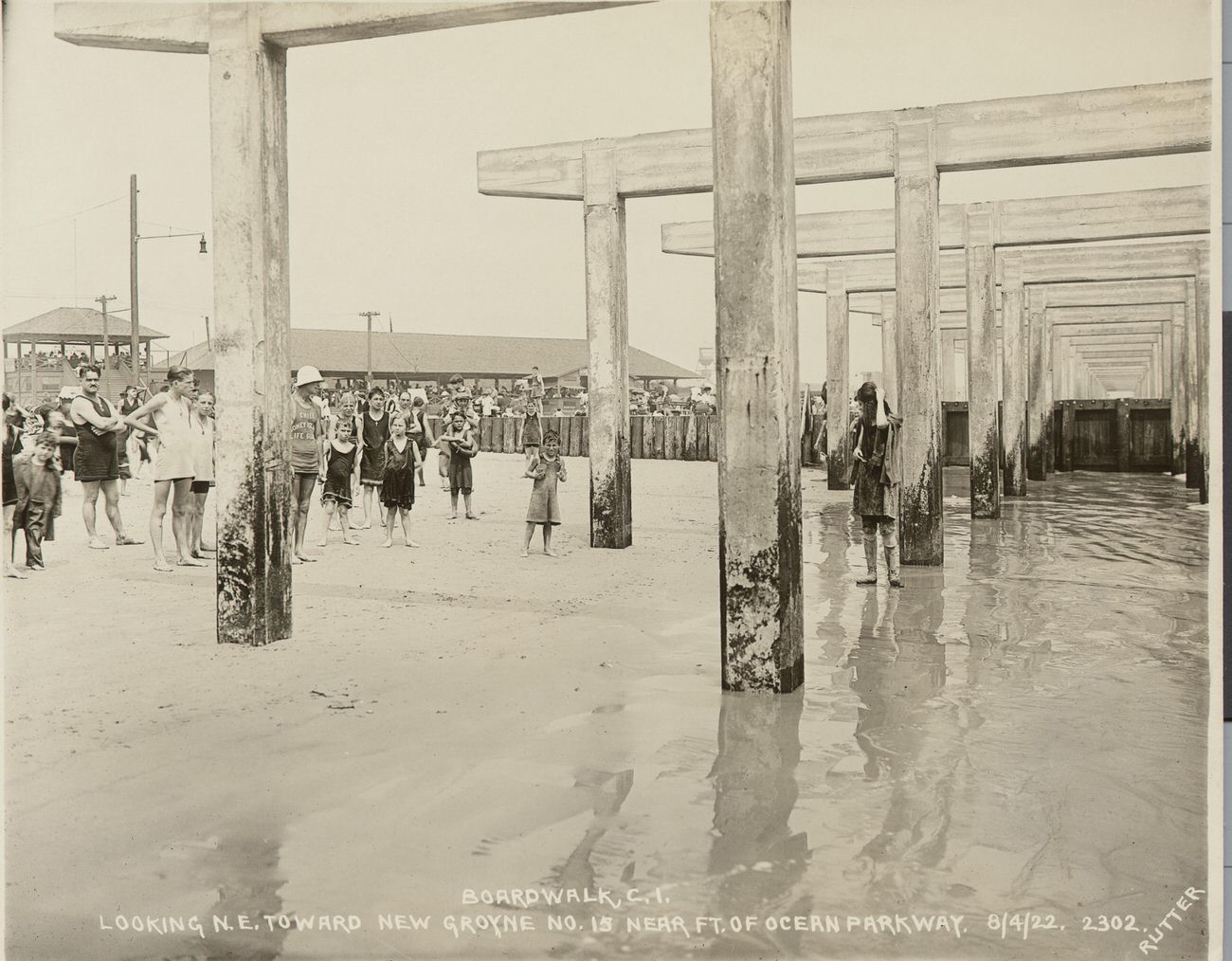 Looking Northeast Near Ocean Parkway, 1922