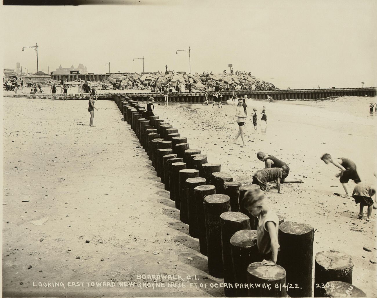 Looking Northeast Toward Near Ocean Parkway, 1922