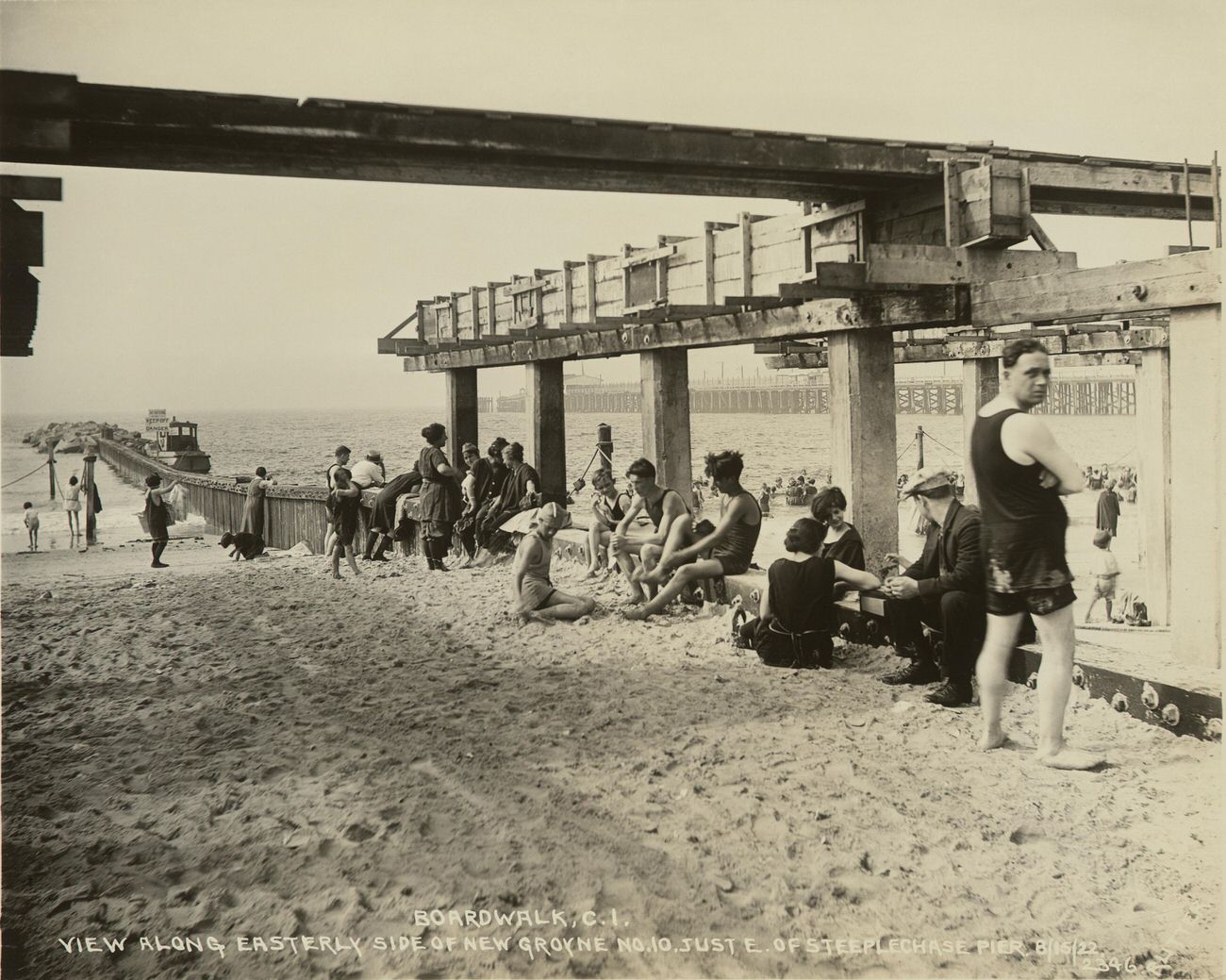 View East of Steeplechase Pier, 1922