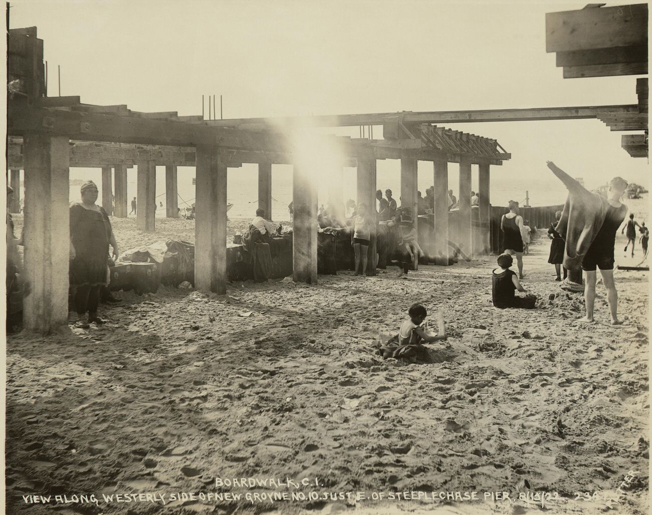 View East of Steeplechase Pier, 1922