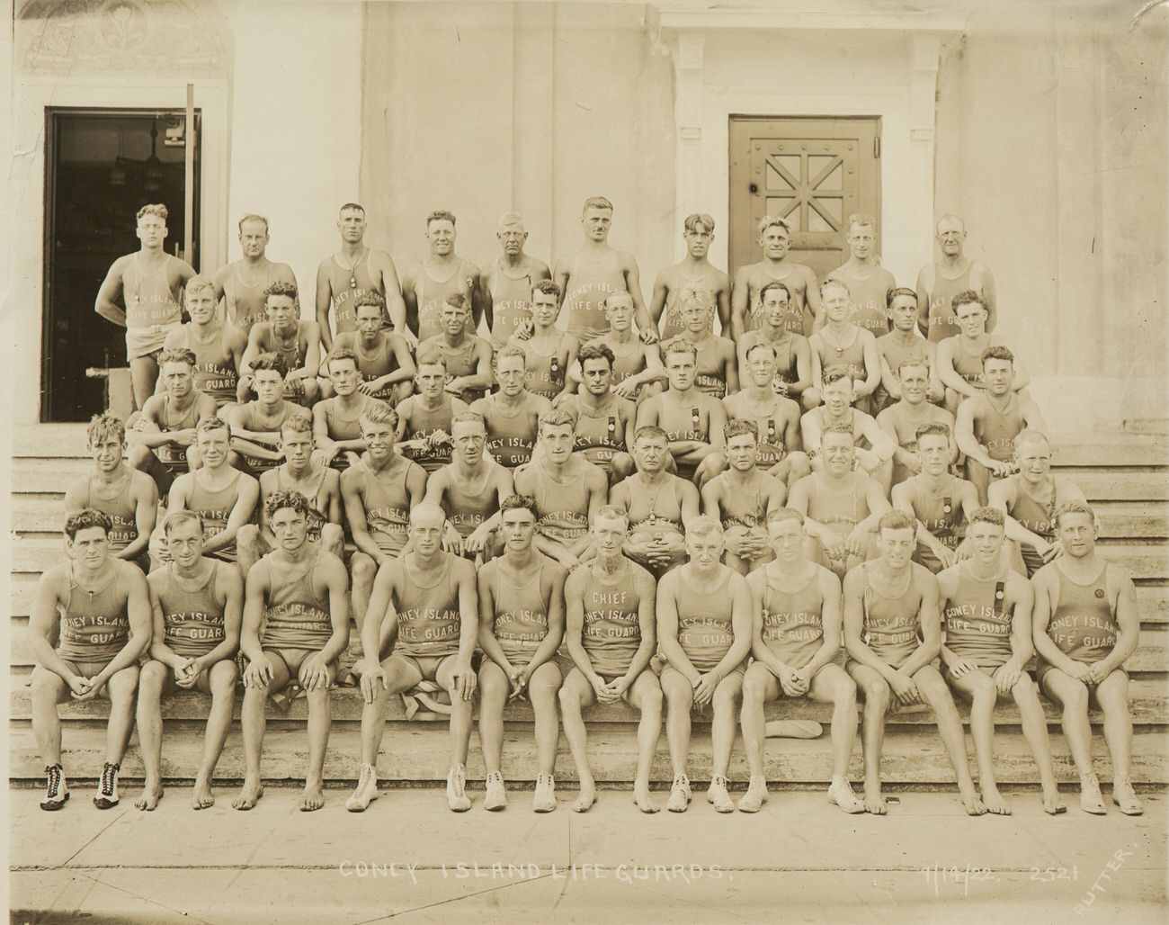 Life Guards at Coney Island, 1922