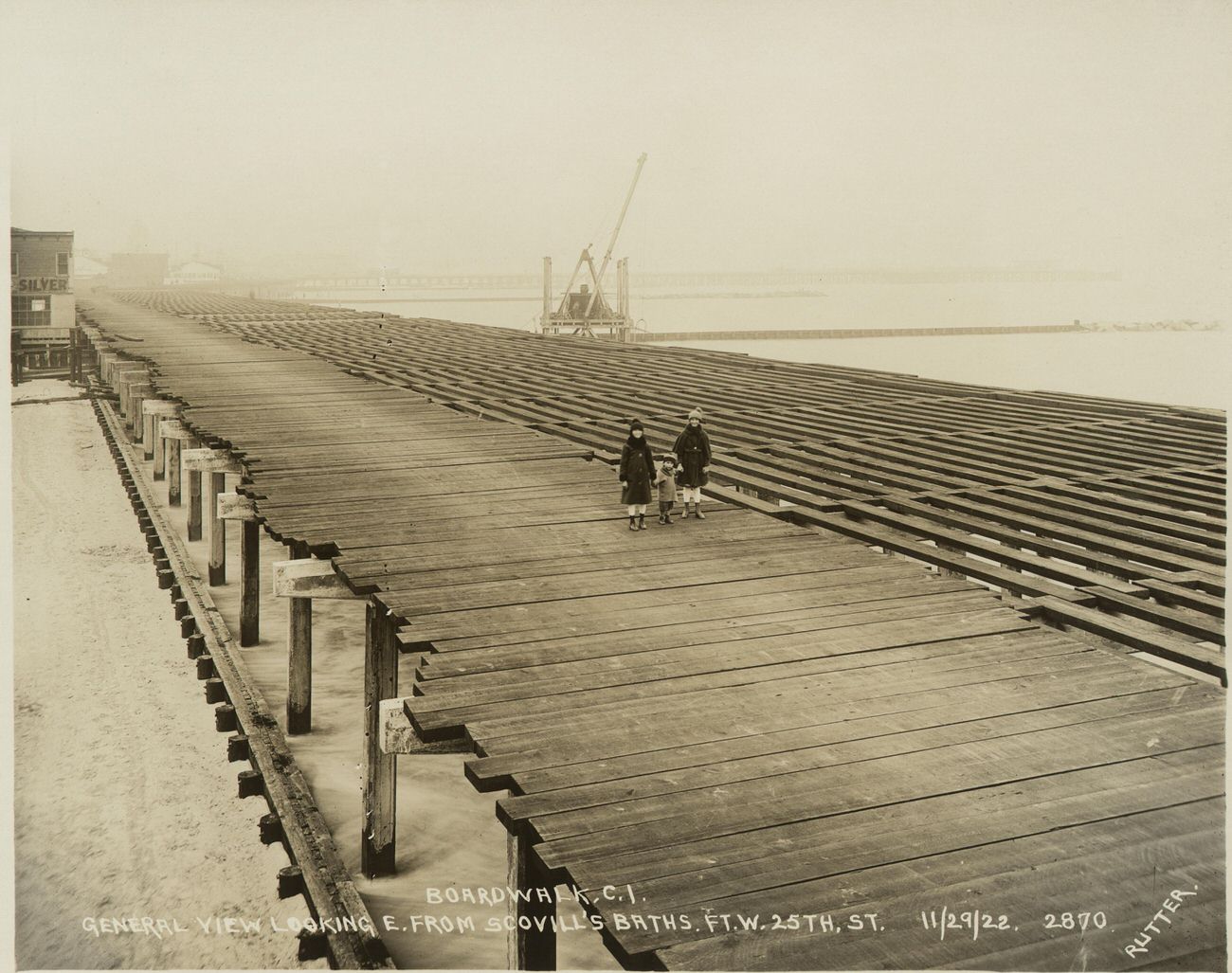 General View Looking East From Scoville’s Bath Foot West 25th Street, 1922