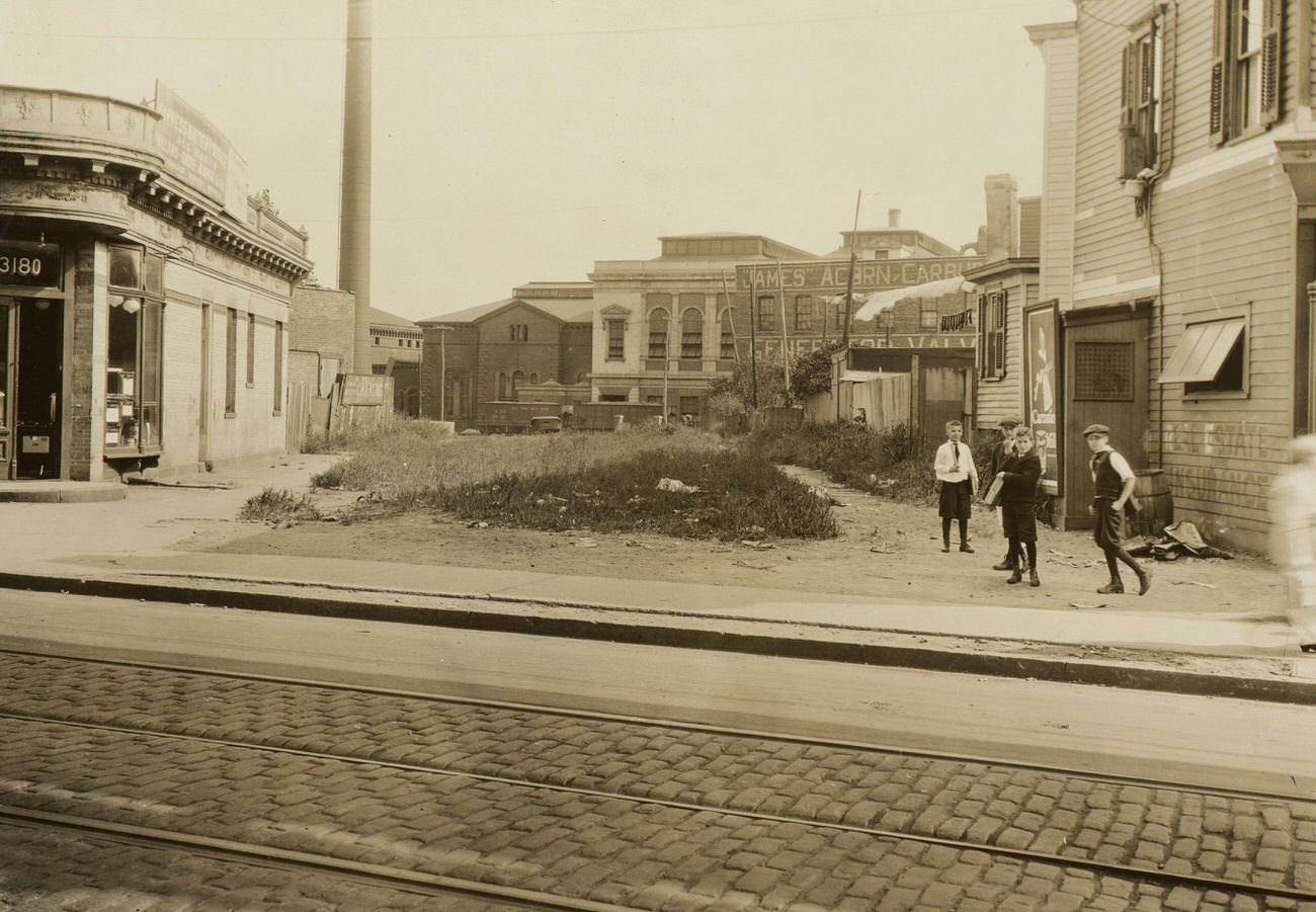 Conduit Boulevard, Looking South East on Force Tube Avenue From Fulton Street on Line of Boulevard, 1923