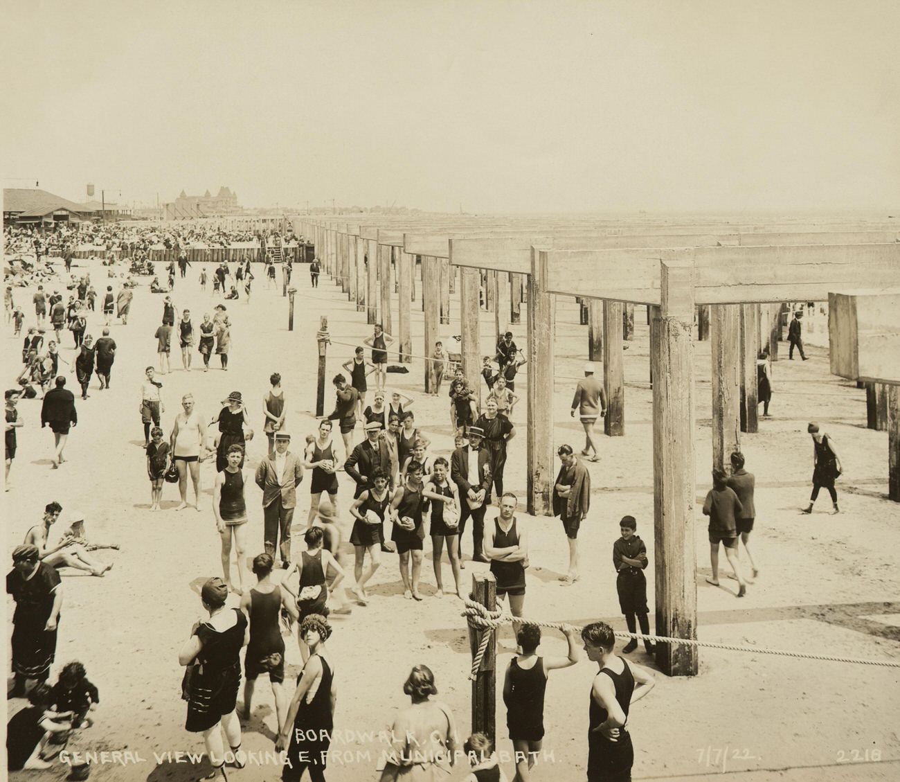 General View Looking East From Municipal Bath, 1922