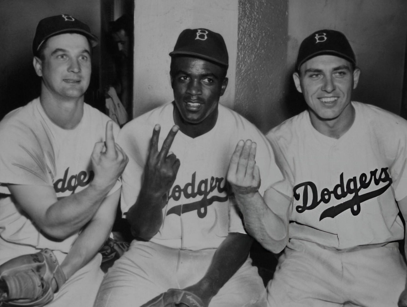 A triple play against the Brooklyn Dodgers, 1948.