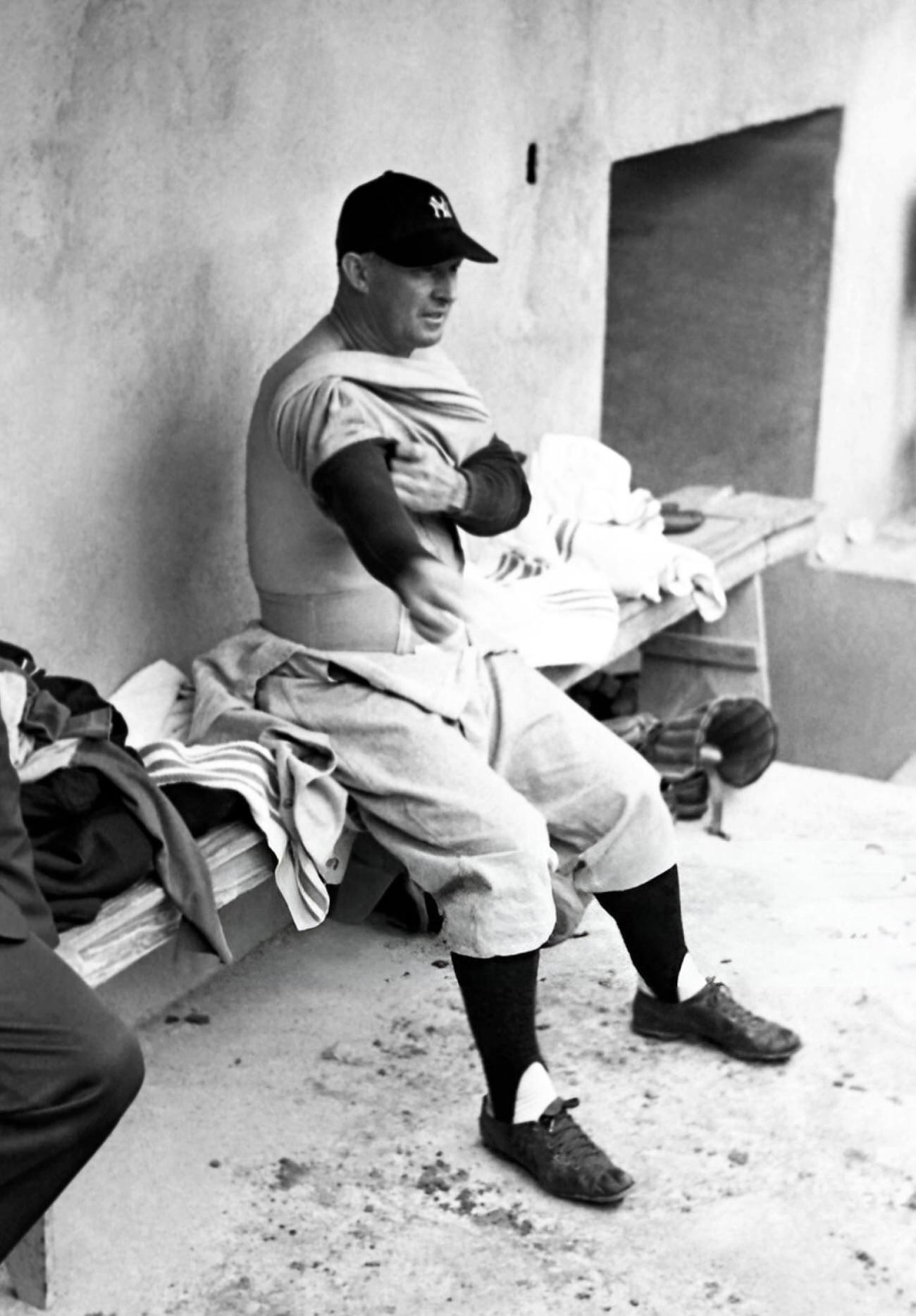 Charlie Dressen of the New York Yankees, 1948.