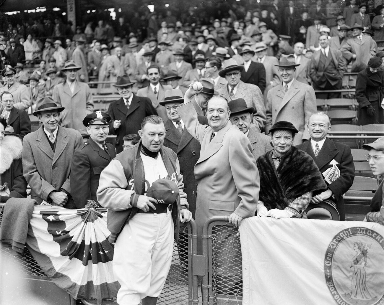 Crowd at Dodgers Game, 1948