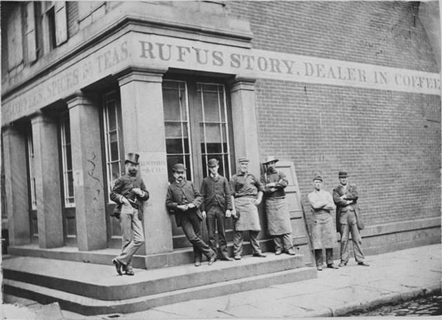 Rufus Story, dealer in coffee, 1881.