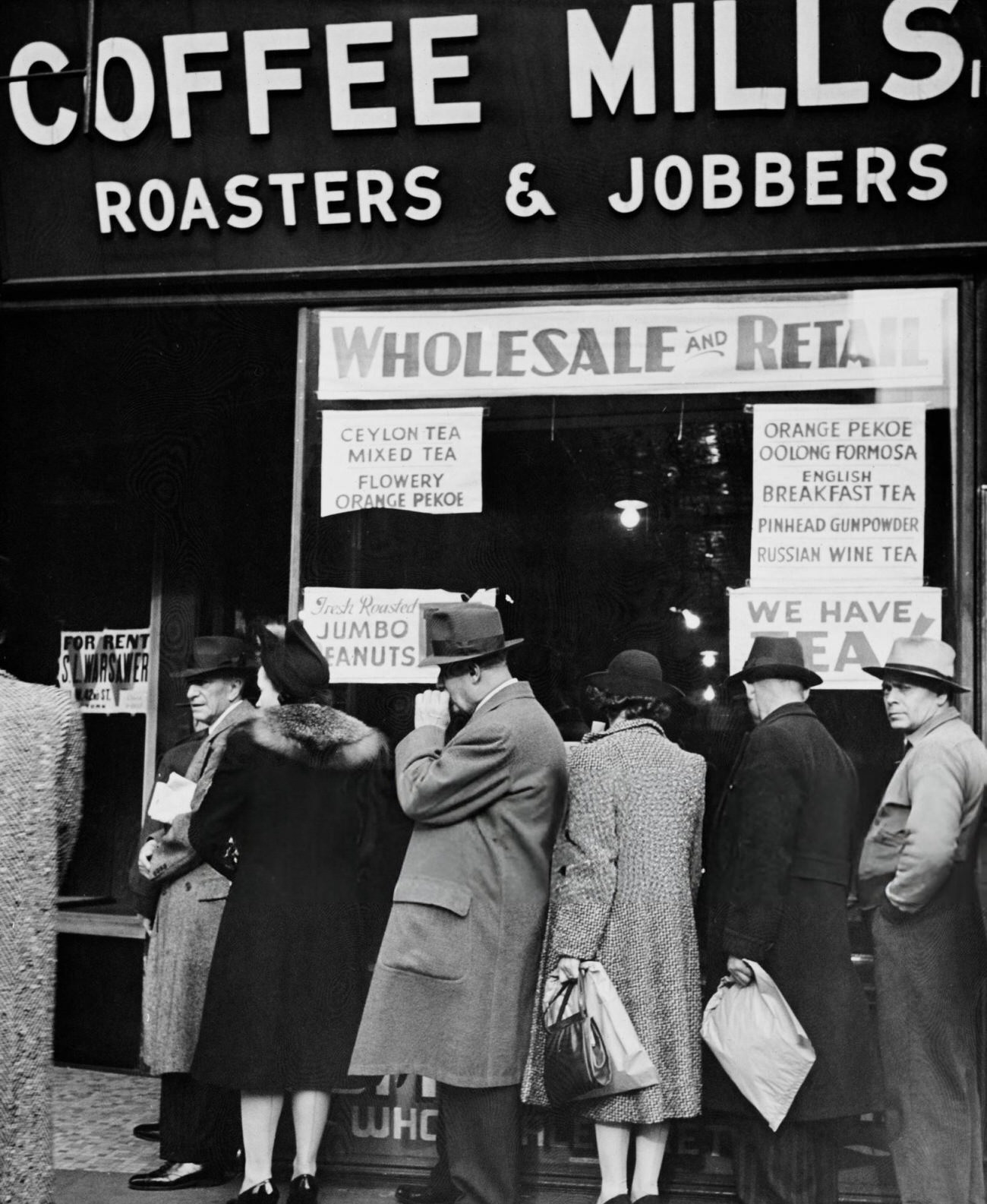 Coffee shop on West 42nd Street, Manhattan, New York City, 1942.