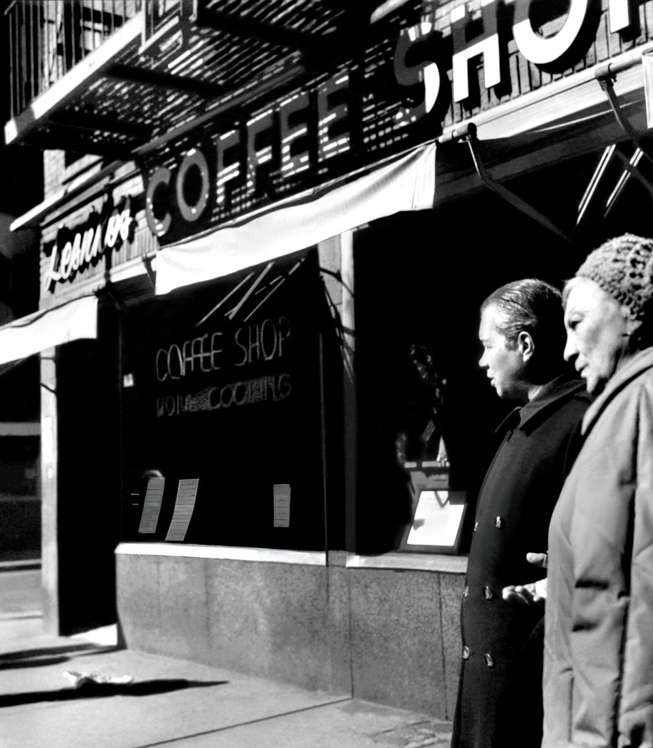 Leshko's Coffee Shop, Avenue A at East 7th Street, East Village, 1984.