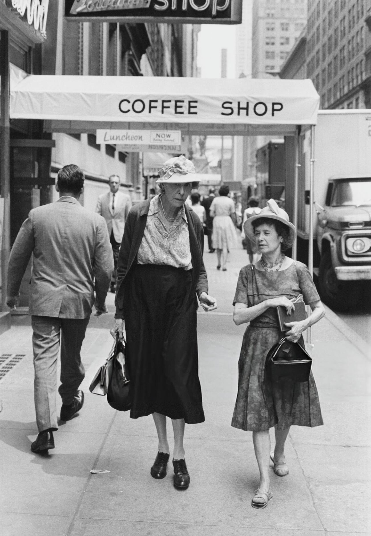 A Coffee Shop in Midtown Manhattan, New York City, 1966.