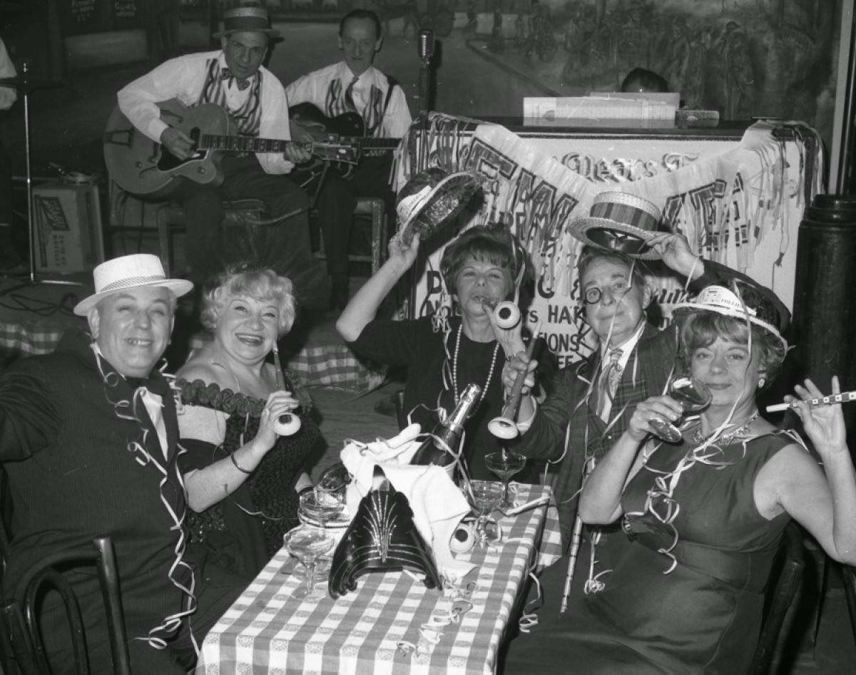 New Year's Eve at Sammy's Bowery Follies, 1967.