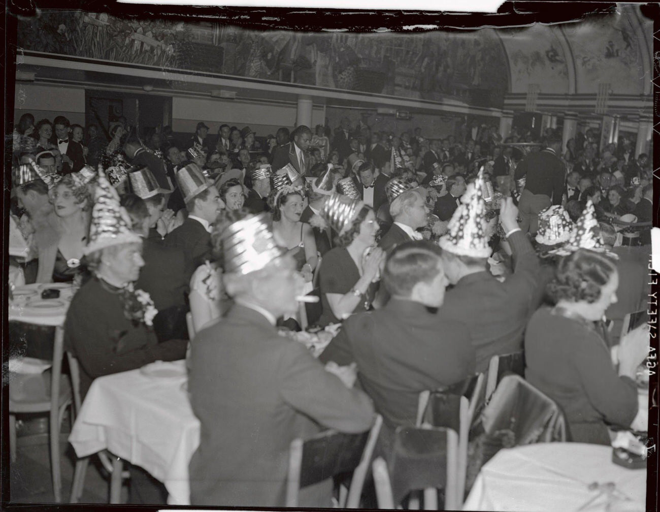 New Year's Eve at the Cotton Club, New York City, 1930s.