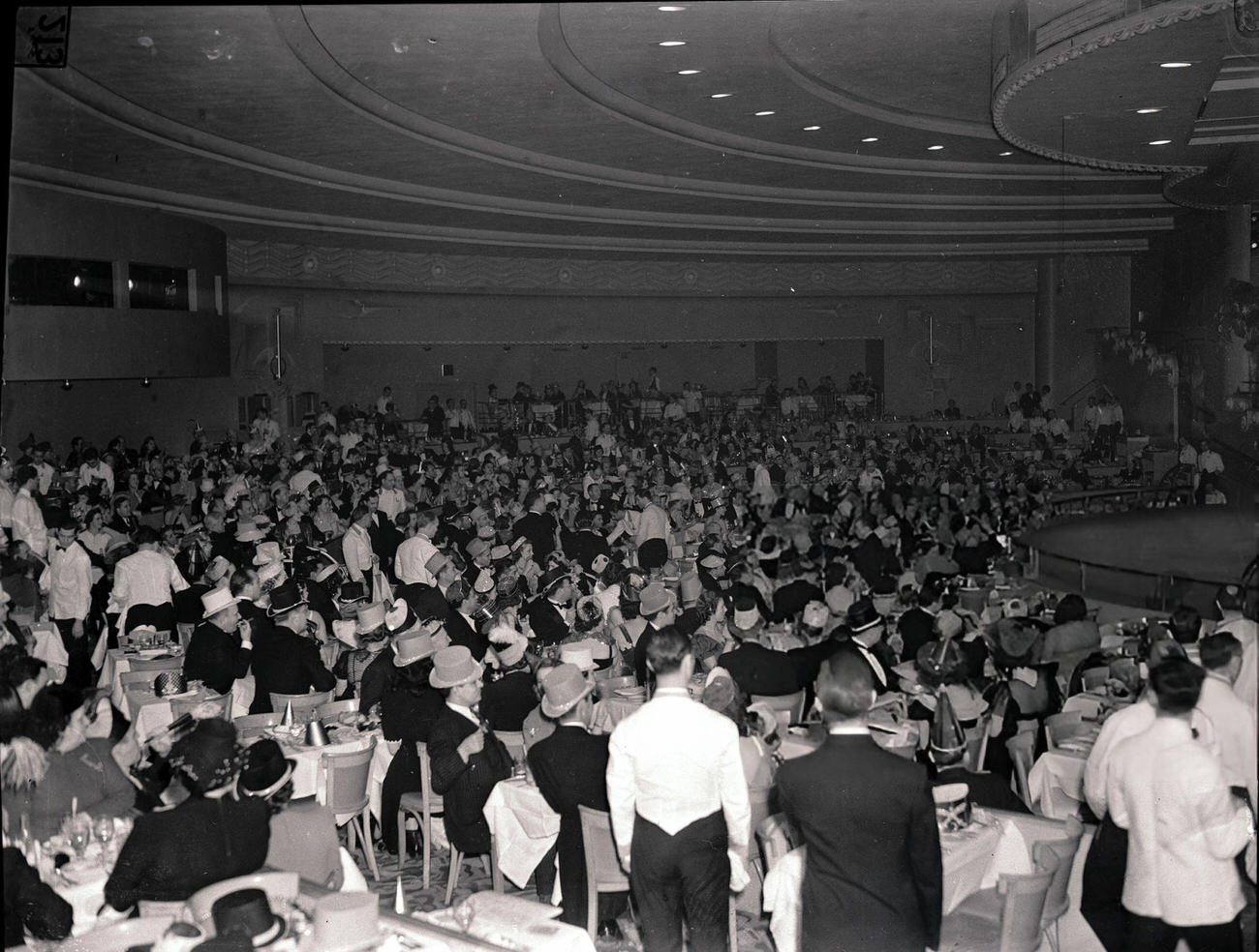 Crowd at the International Casino Theater, New York City, 1940.