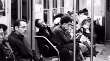 New York Subway Commuters 1960s