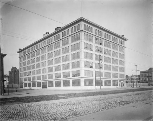 A few blocks down, at Atlantic and Clermont Avenues. A. Schrader's Son Building, 1912.