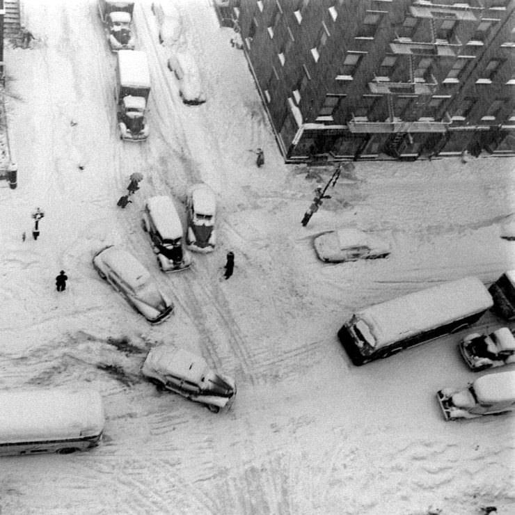 New York City in the Blizzard of 1947.