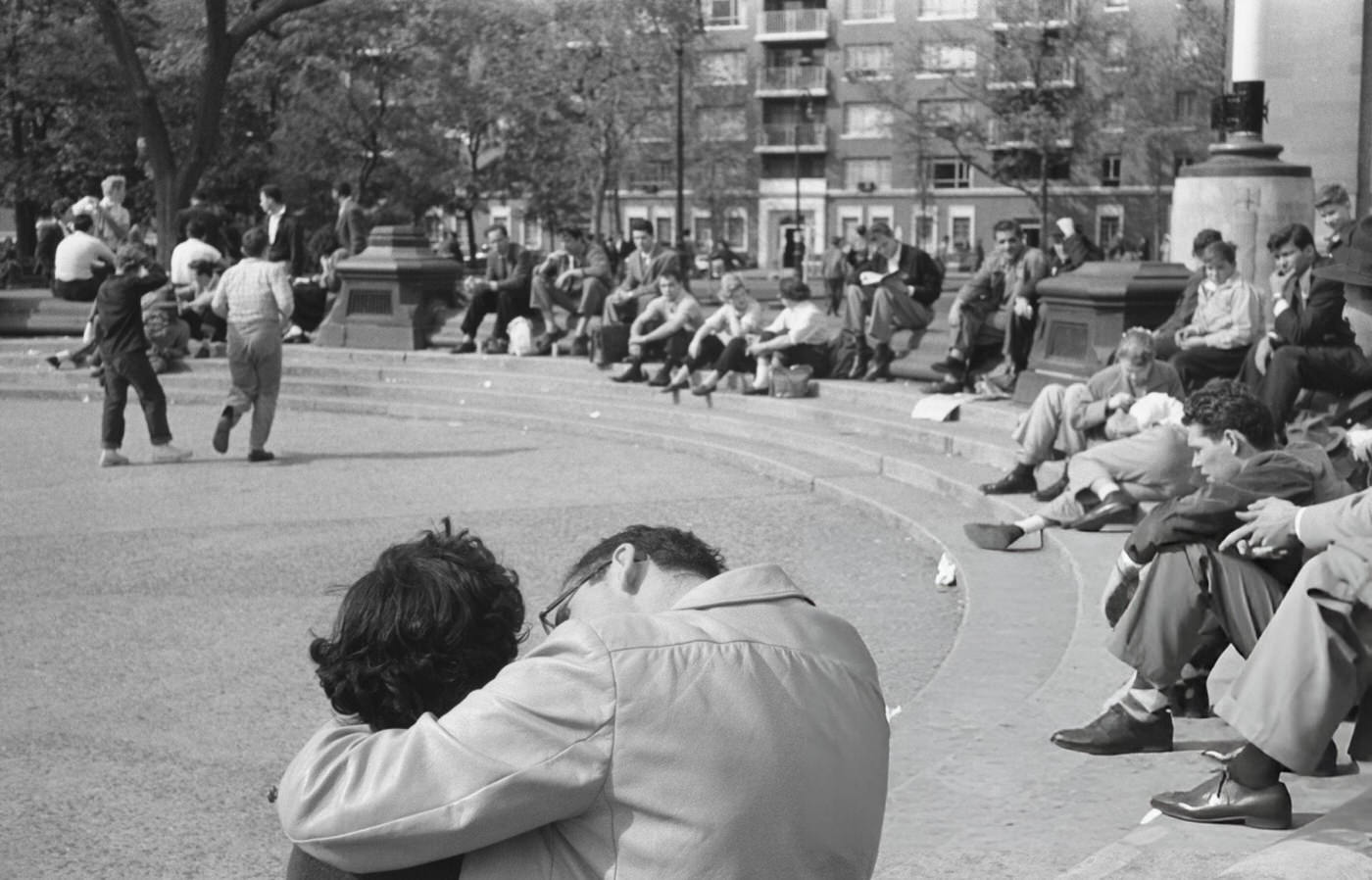 Washington Square Park, 1954.