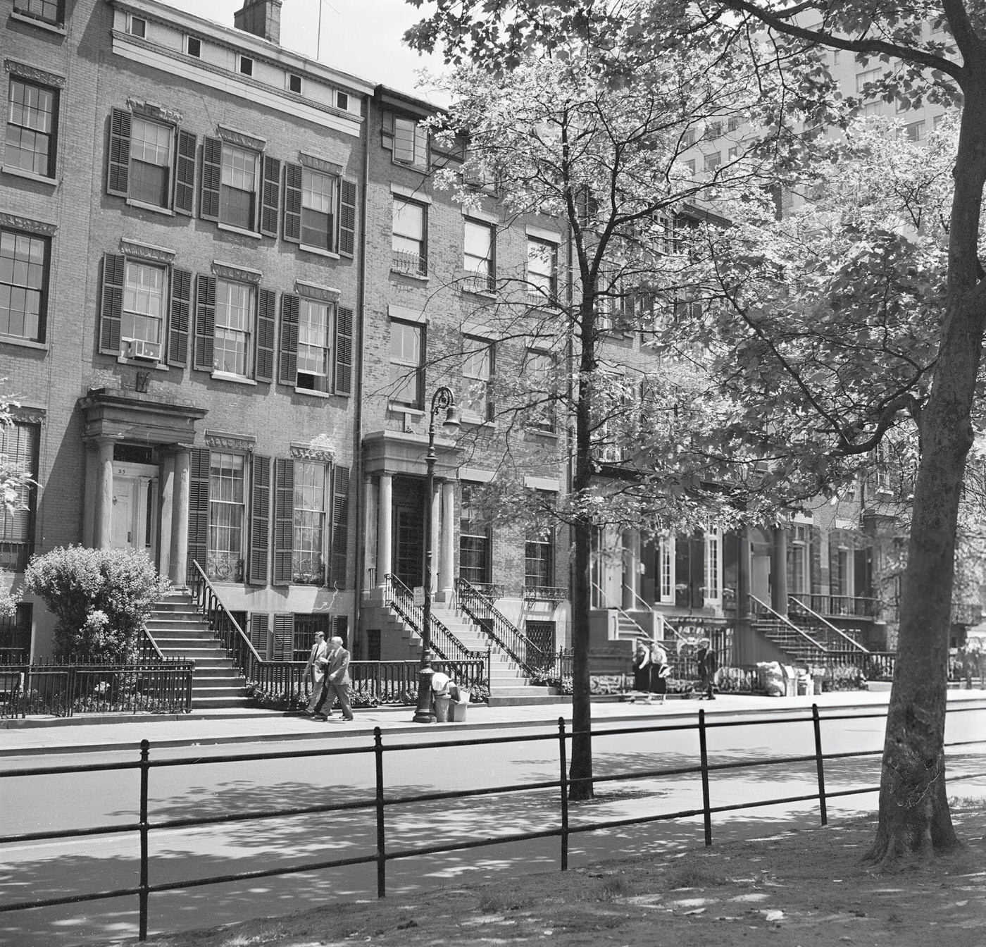 Washington Square North, 1955.