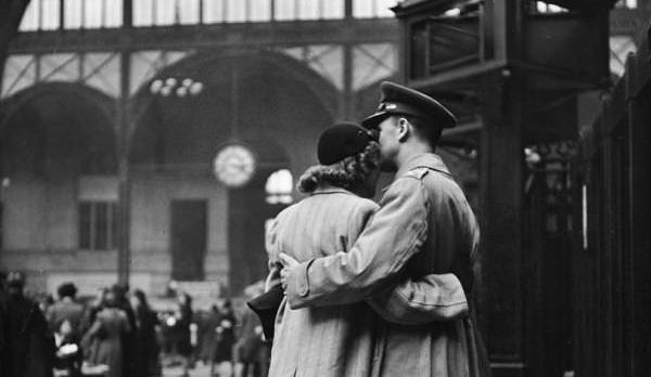 Pennsylvania Station Farewell WWII