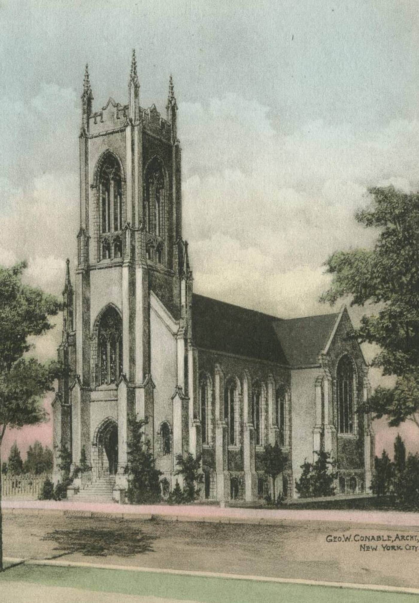 Scandinavian Lutheran Zion Church, Port Richmond, Staten Island,1900.