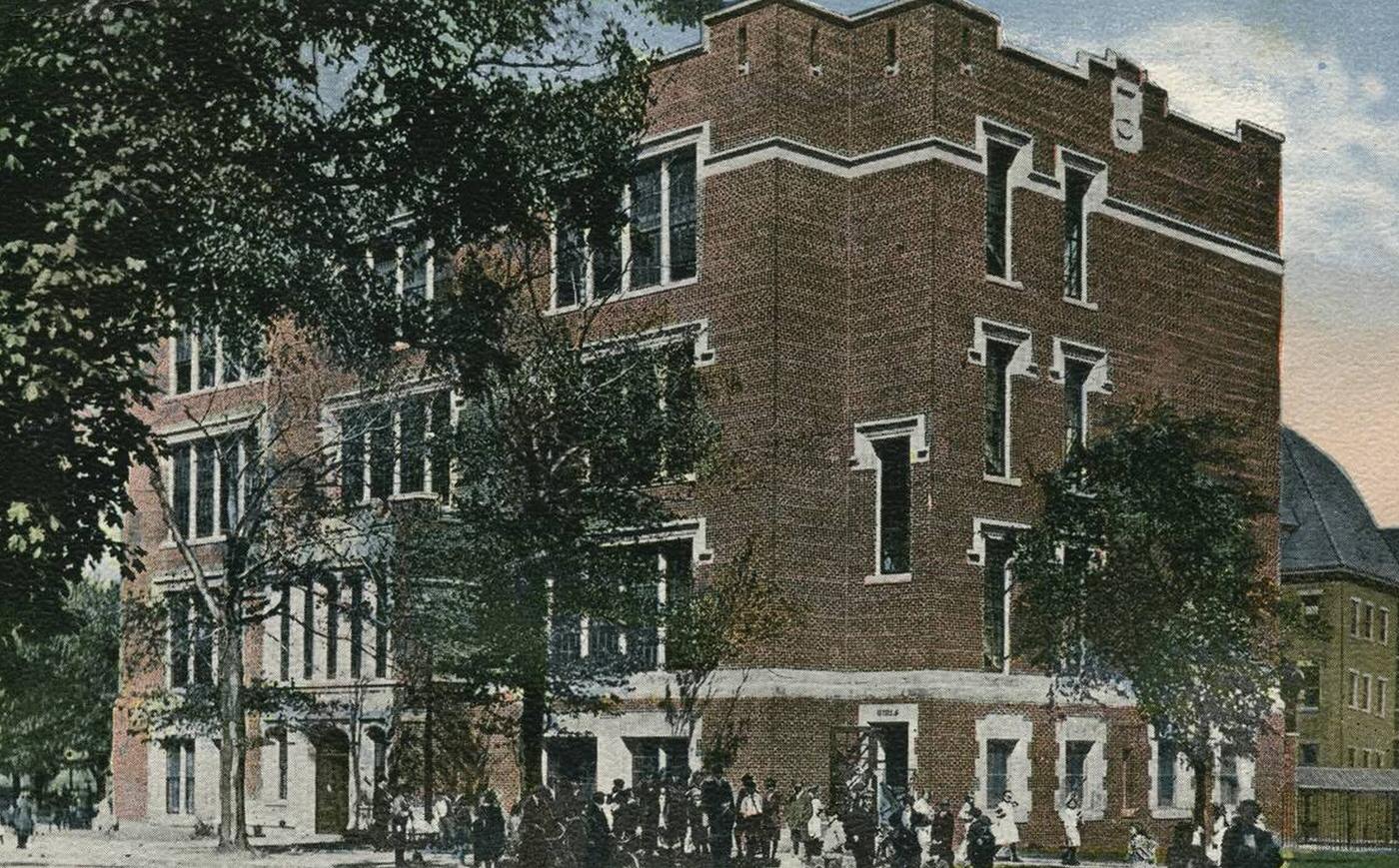 Public School No. 20 and Curtis High School, Port Richmond, Staten Island,1906.