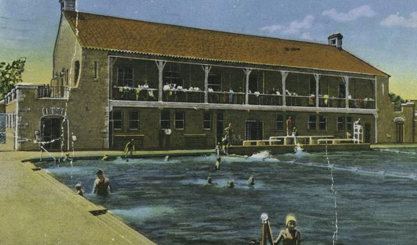 Municipal Swimming Pool and Club House, Faber Park, Port Richmond, 1900s.